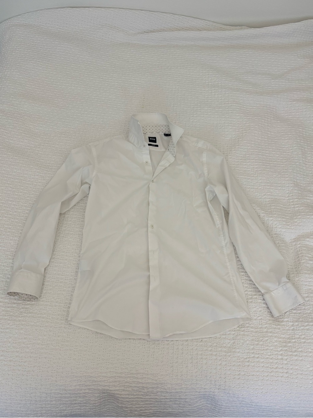 Hugo Boss - Men's White Dress Shirt - Slim Fit